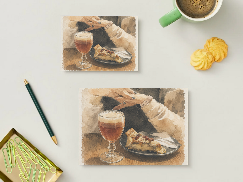 Slow Afternoon — Vintage Printable Postcard