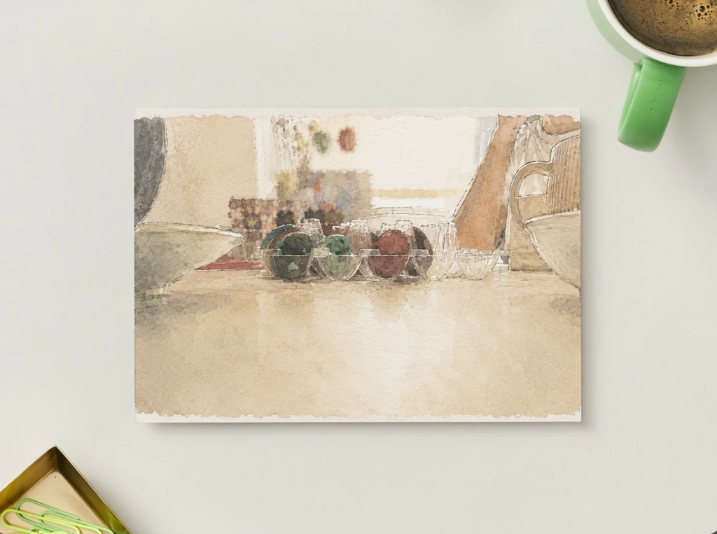 Quiet Morning — Cozy Printable Postcard