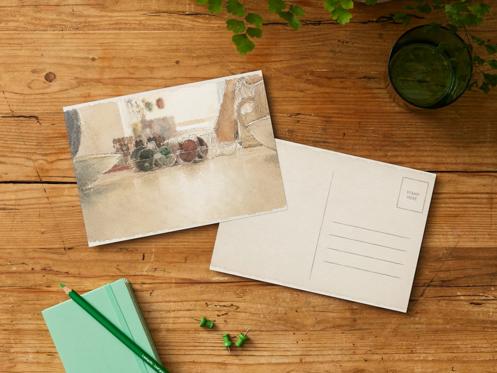Quiet Morning — Cozy Printable Postcard