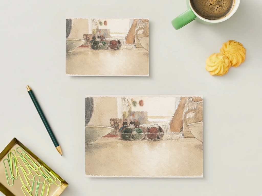 Quiet Morning — Cozy Printable Postcard