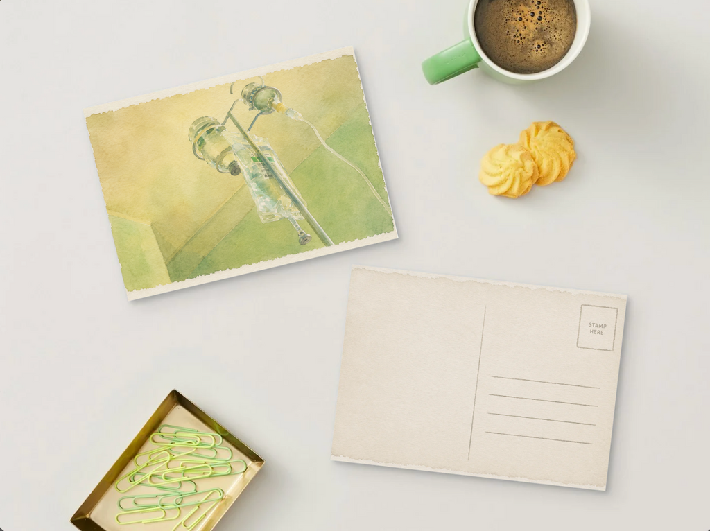 Quiet Recovery — Cozy Printable Postcard