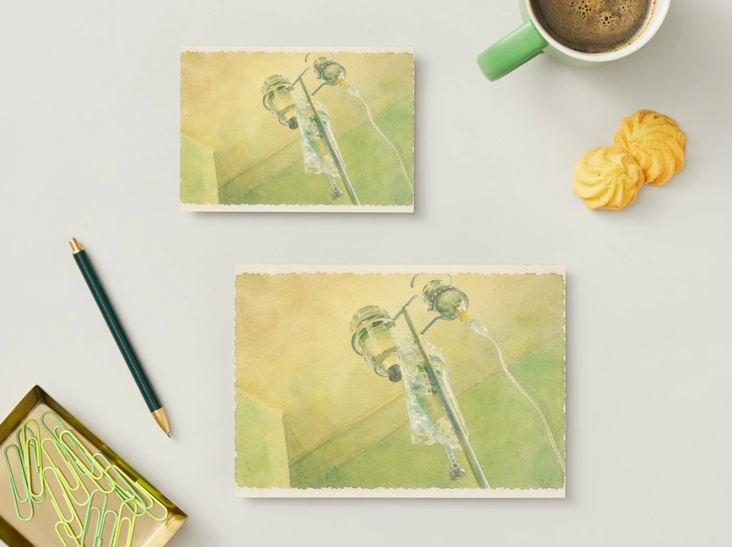 Quiet Recovery — Cozy Printable Postcard