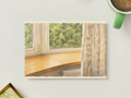 Summer Window — Vintage Printable Postcard