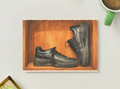 Worn Stories — Vintage Printable Postcard