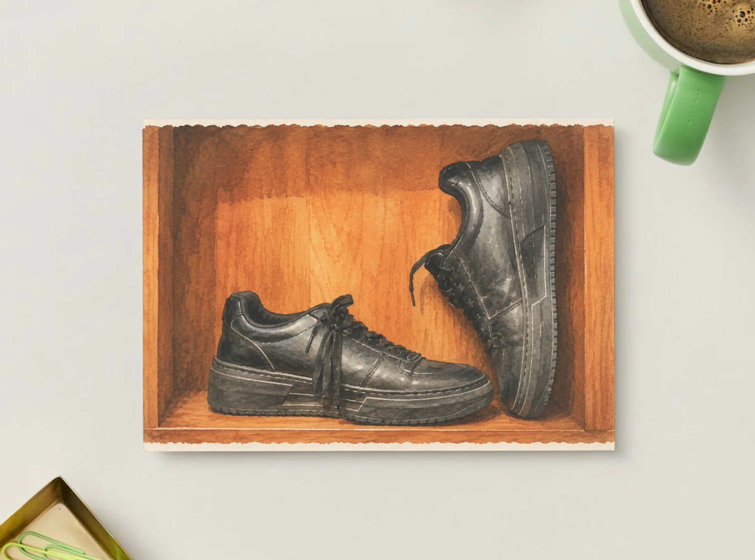 Worn Stories — Vintage Printable Postcard