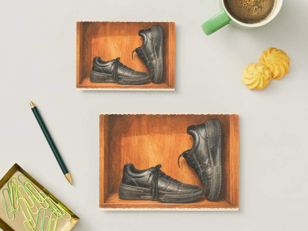 Worn Stories — Vintage Printable Postcard