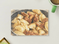 Golden Bites — Vintage Watercolor Postcard