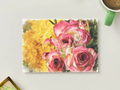 Garden Roses — Floral Printable Postcard