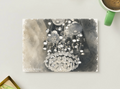Crystal Lights — Elegant Printable Postcard