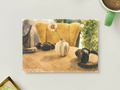 Quiet Table — Vintage Printable Postcard