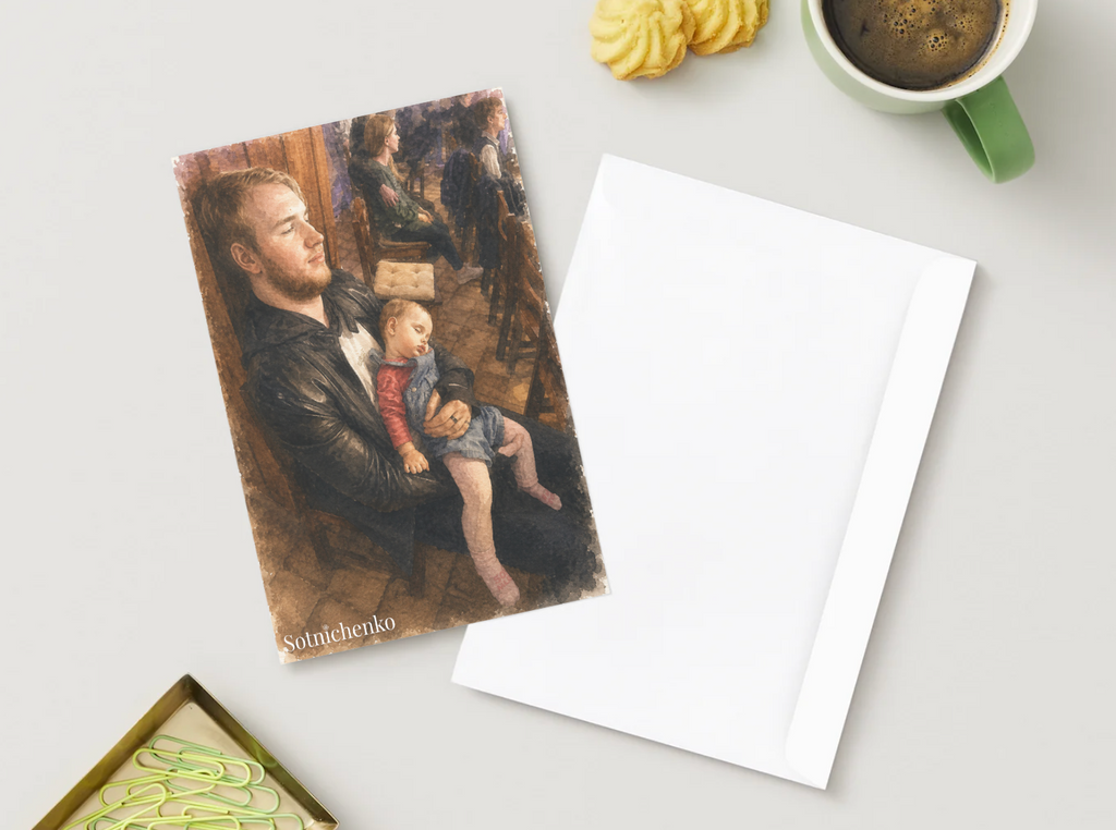 Safe Place — Cozy Printable Postcard