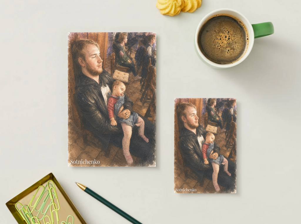 Safe Place — Cozy Printable Postcard