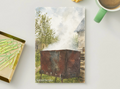 Smoke in the Garden — Vintage Printable Postcard