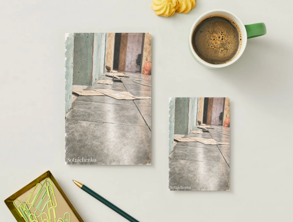 Renovation Silence — Vintage Printable Postcard