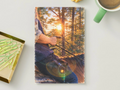 Sunset Trail — Cozy Printable Postcard
