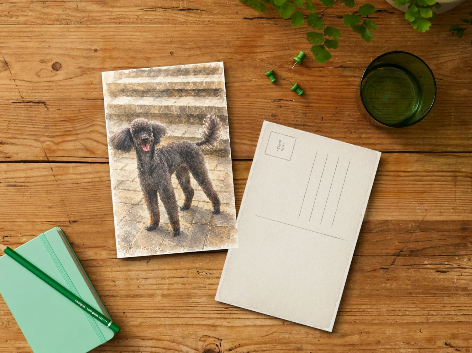 Little Joy — Vintage Printable Postcard