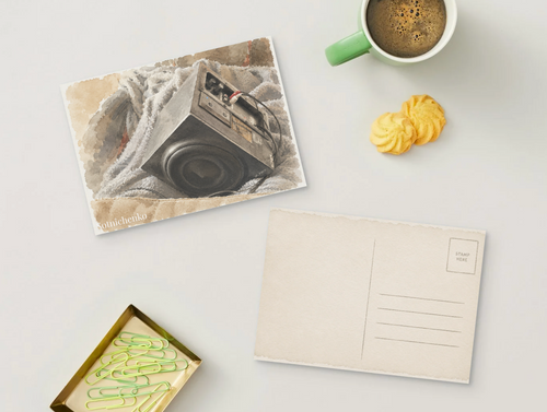 Borrowed Sound — Cozy Printable Postcard