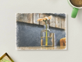 Glass Bloom — Cozy Printable Postcard