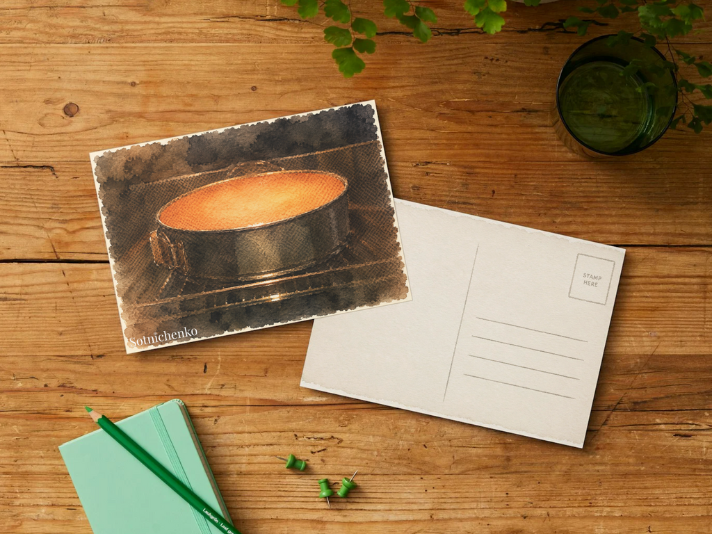 Warm Pot — Cozy Printable Postcard