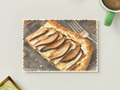 Golden Pear Tart — Vintage Printable Postcard