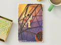 Orbit Dream — Vintage Printable Postcard