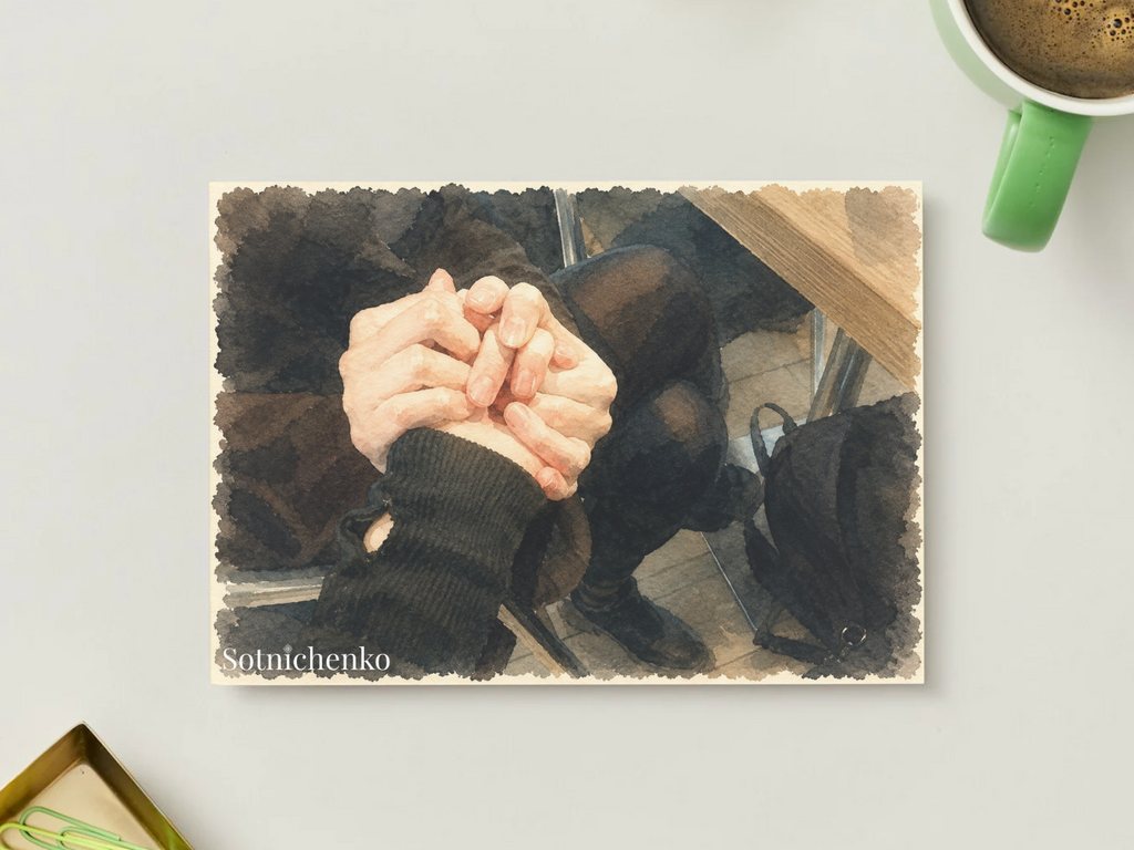 Held Together — Vintage Printable Postcard