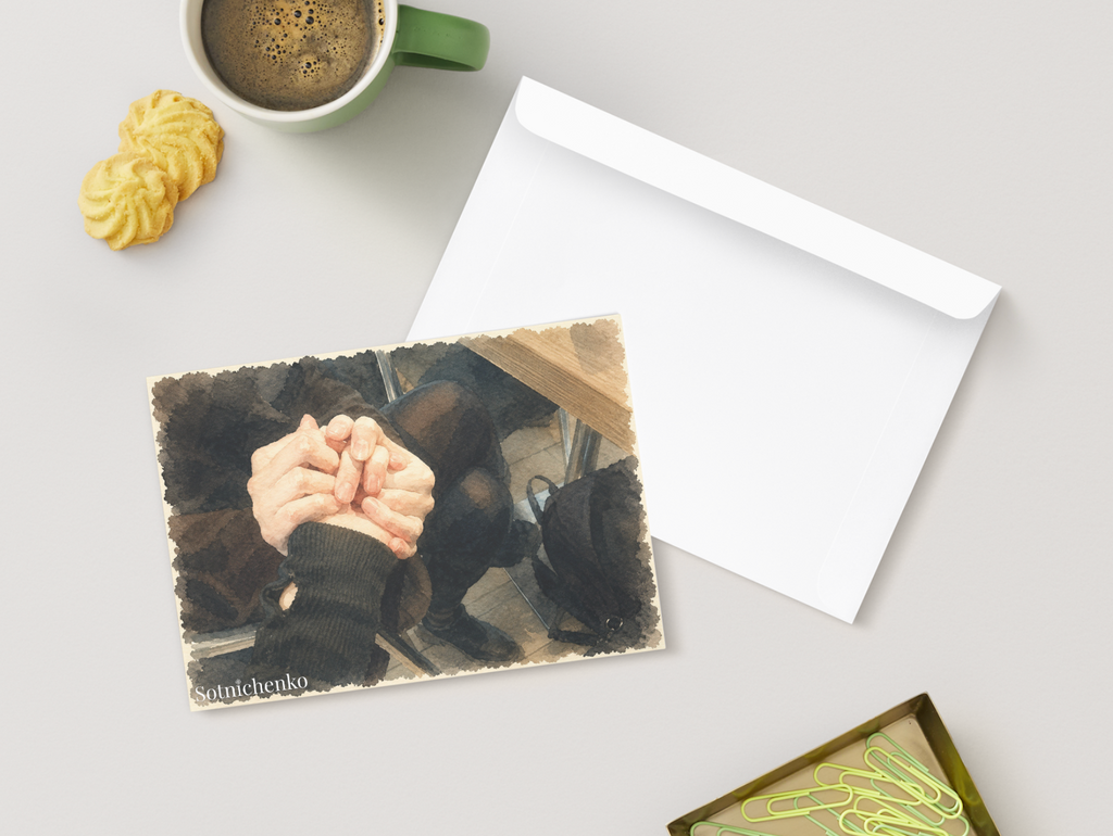 Held Together — Vintage Printable Postcard
