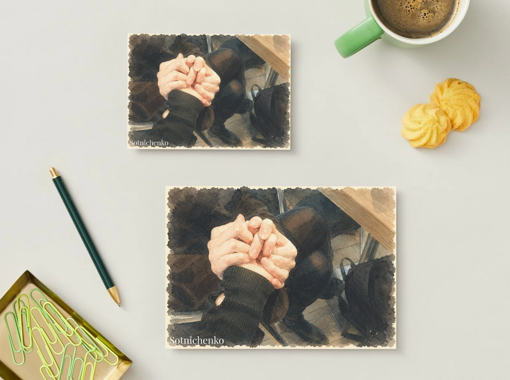 Held Together — Vintage Printable Postcard