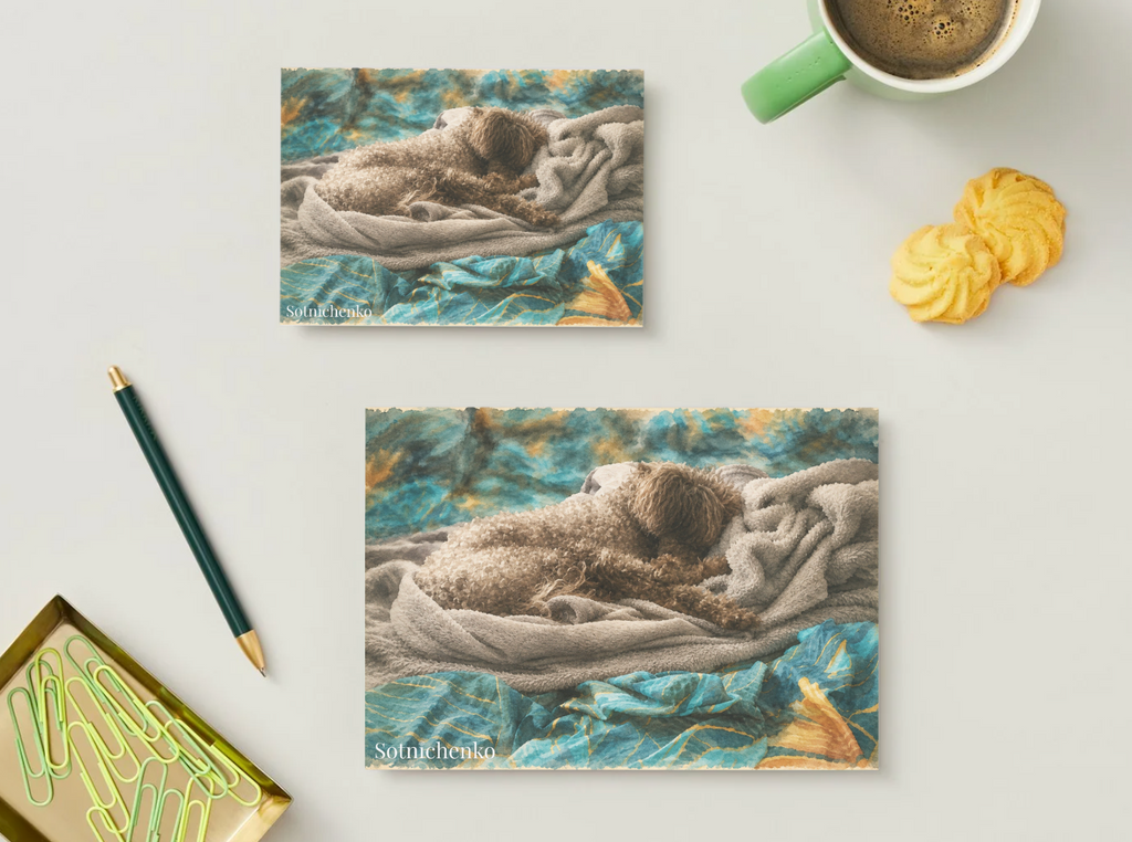 Blanket Nest — Cozy Printable Postcard
