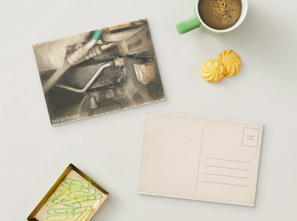 Hidden Systems — Vintage Printable Postcard