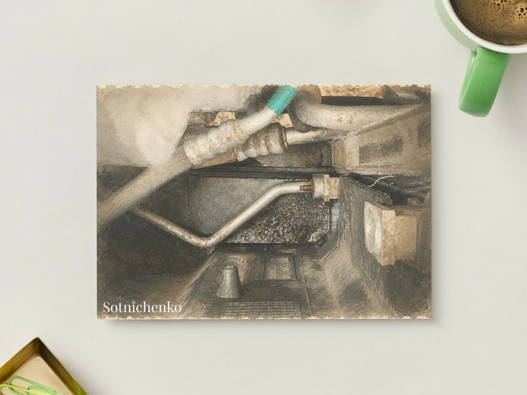 Hidden Systems — Vintage Printable Postcard