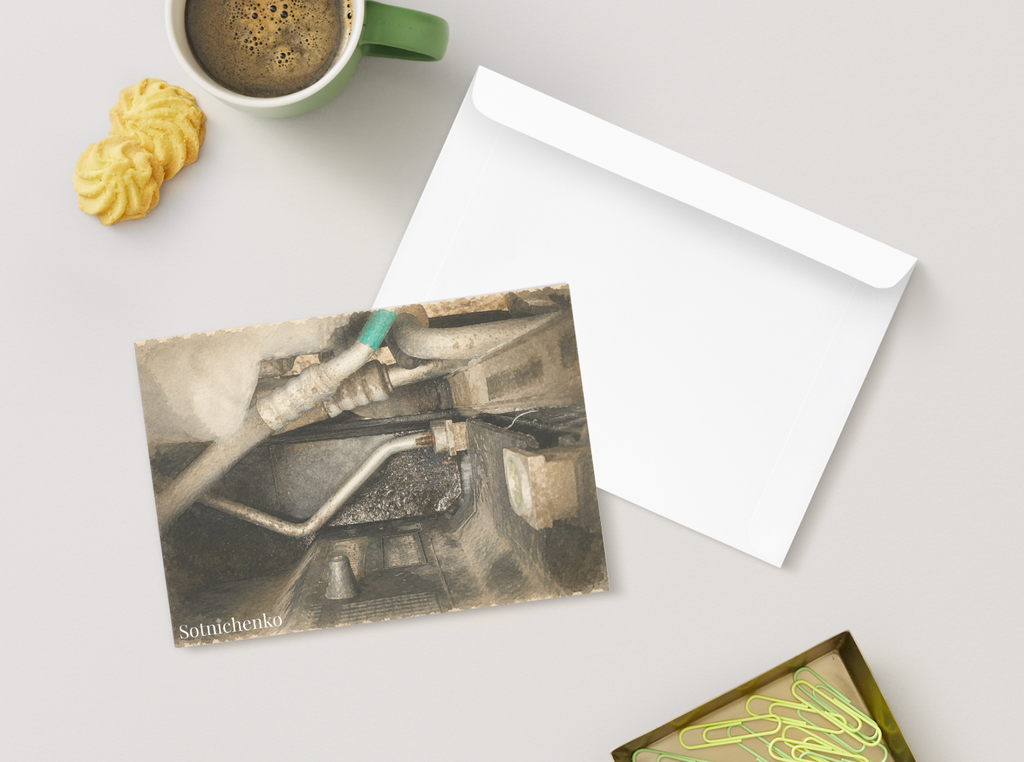 Hidden Systems — Vintage Printable Postcard