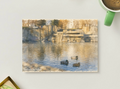 Golden Pond — Vintage Printable Postcard