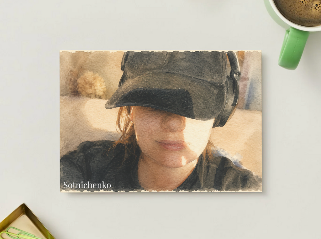 Under the Cap — Vintage Printable Postcard