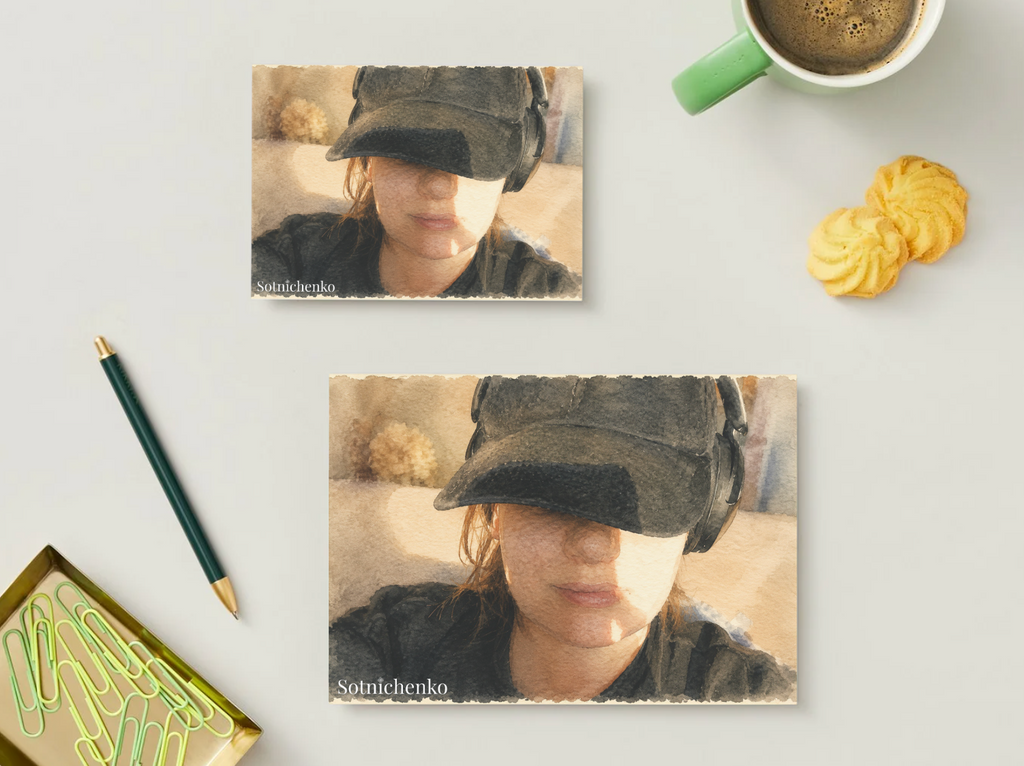 Under the Cap — Vintage Printable Postcard