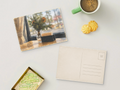 Winter Window — Cozy Printable Postcard