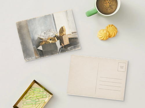 After the Gift — Vintage Printable Postcard