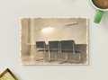 Empty Waiting Room — Vintage Printable Postcard