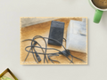 Tangled Wires — Vintage Printable Postcard