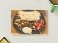 Wrap & Roast - Cozy Printable Postcard