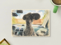 Little Co-Pilot — Vintage Printable Postcard