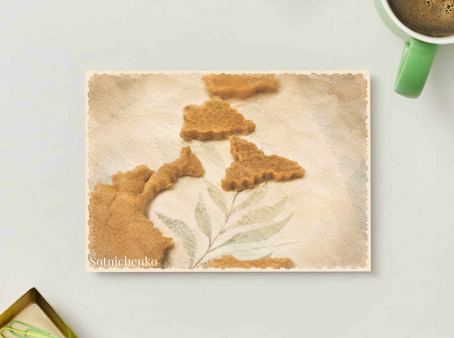Sweet Little Wings — Vintage Printable Postcard