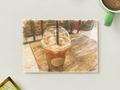 Iced Coffee Break — Cozy Printable Postcard