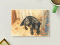 Patient Eyes — Vintage Printable Postcard