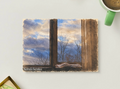 Winter Window — Cozy Printable Postcard