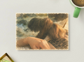 Little Desk Companion — Vintage Printable Postcard