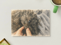 Curly Little Soul — Vintage Printable Postcard