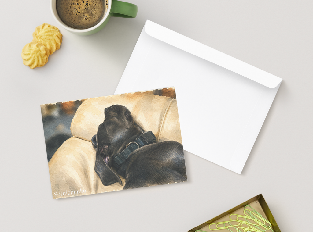 Gentle Giant — Dog Printable Postcard