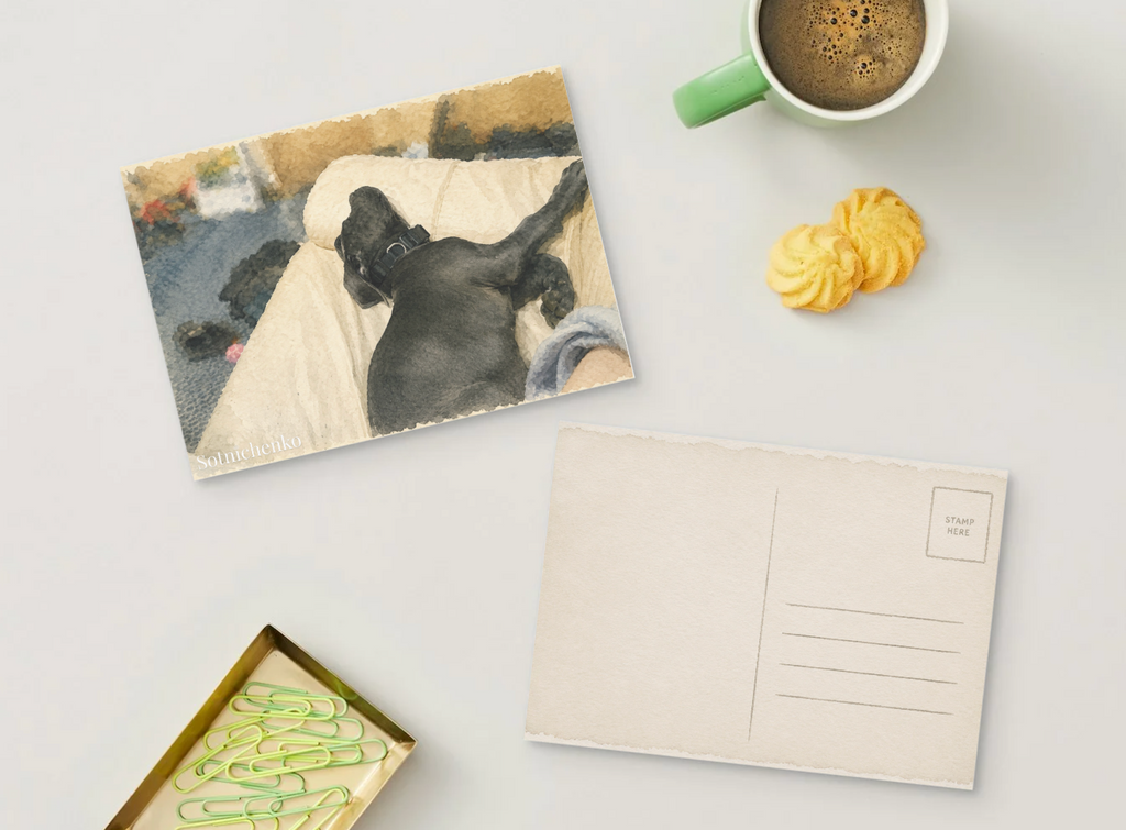Pillow Kingdom — Cane Corso Printable Postcard