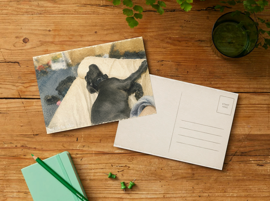 Pillow Kingdom — Cane Corso Printable Postcard